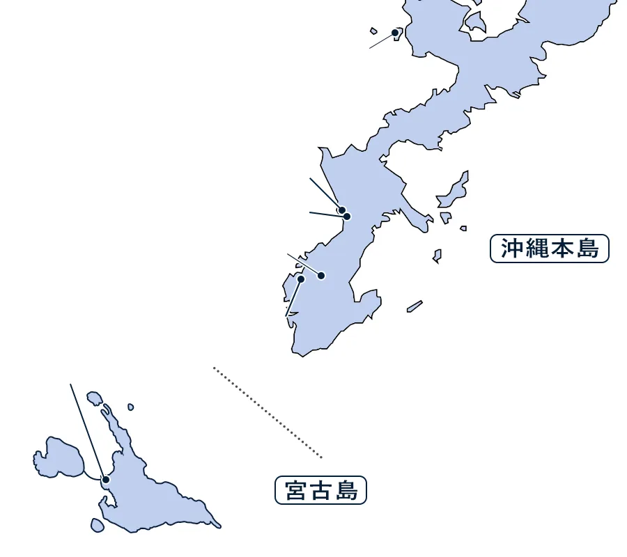 ヒルトンホテルズ沖縄全体MAP