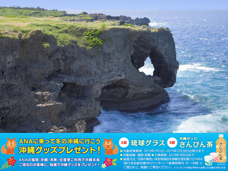 ツアー詳細:【沖縄】福岡特典マルチ一泊2018