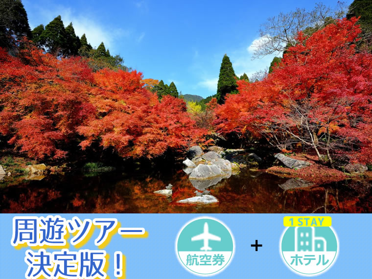 【5~11月出発】周遊ツアー決定版!ANA・ソラシド エアで行く九州!選べるフライト&ホテル(1泊付)・関東発 1泊6日 延泊延長OK!