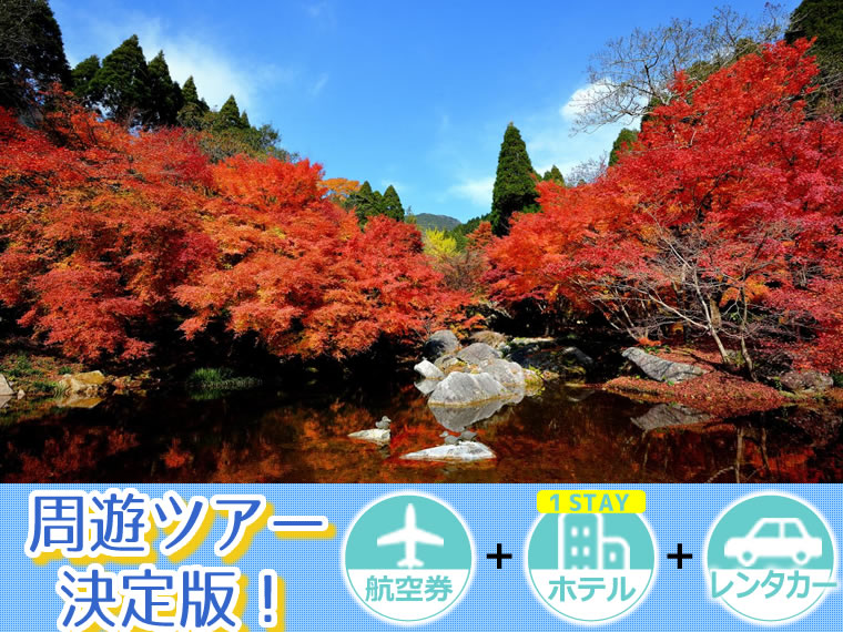 【5~11月出発】周遊ツアー決定版!ANAで行く九州!選べるフライト&ホテル(1泊付)レンタカー付・関西発 1泊2日
