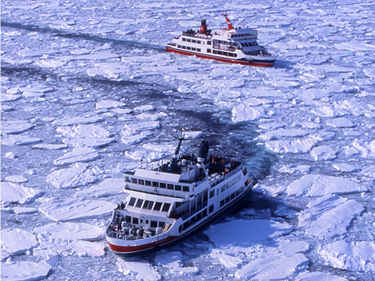 オホーツク流氷見学付!観光バスでつなぐ知床・網走・阿寒の旅♪関東発 2泊3日