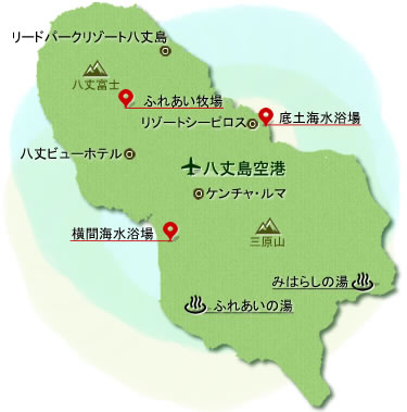 八丈島地図